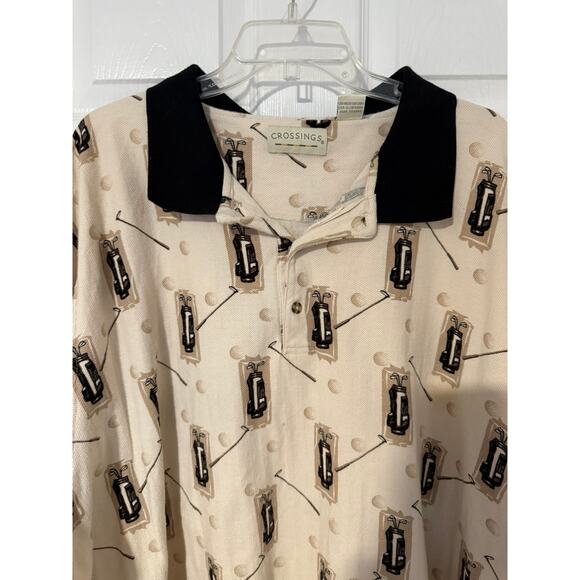 Mens Vintage Golf Polo 4X - Picture 3 of 5